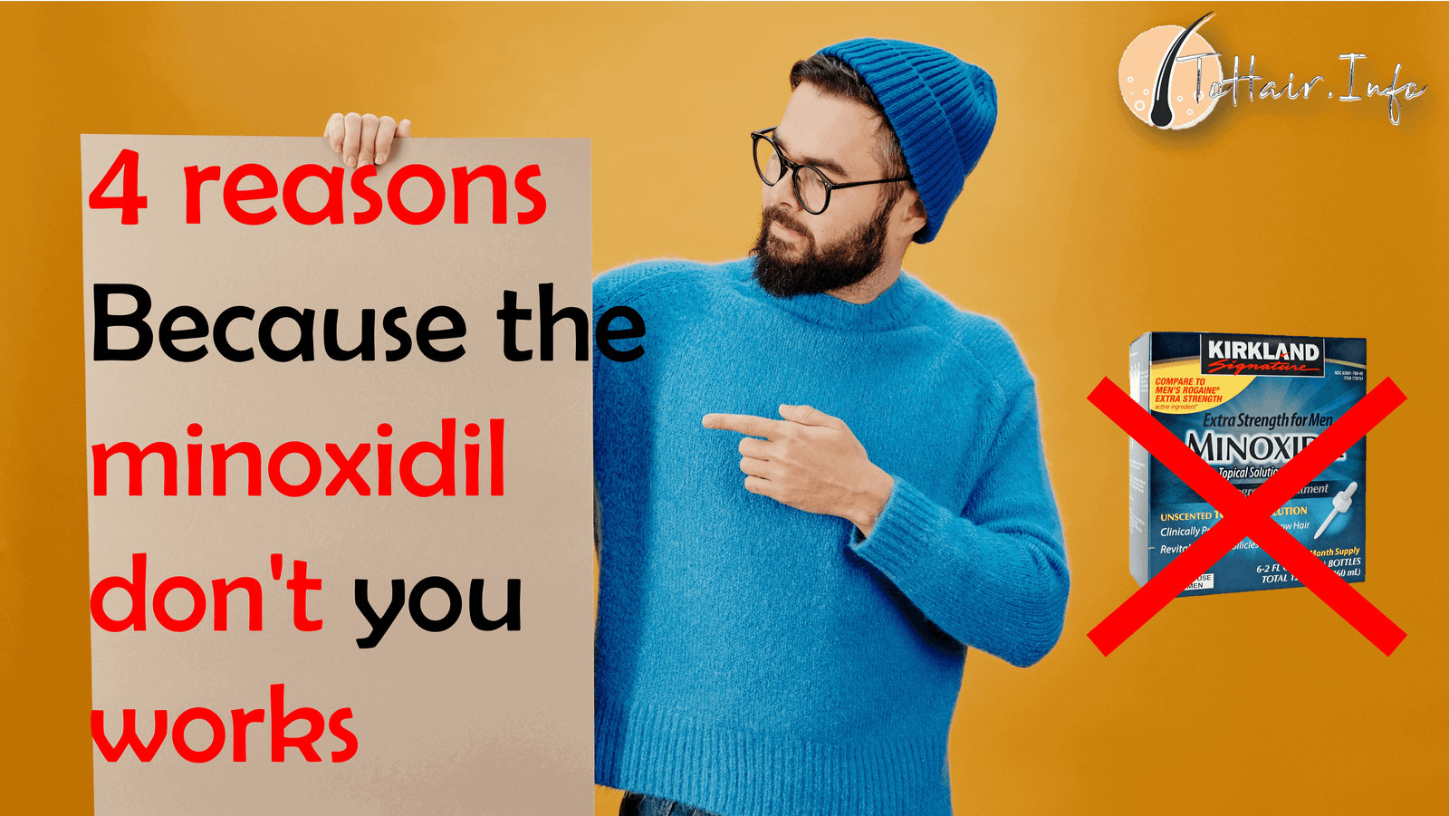4 reasons why minoxidil doesn't work for your beard